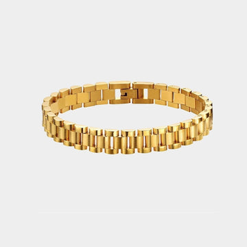 Gold Plated Wristband Bracelet - SunsetFashionLA